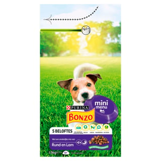 Bonzo Mini Menu Hondenvoer Met Rund & Lam