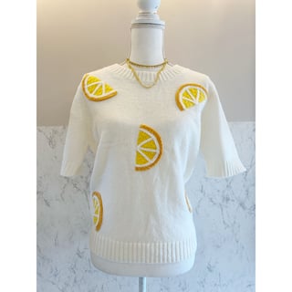 Lemon Shortsleeve Knit