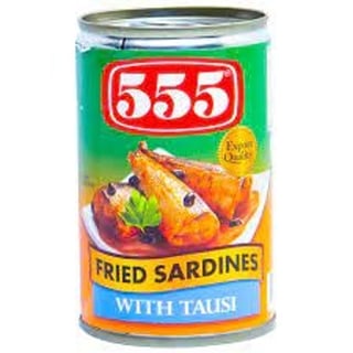 555 Sardines Fried Tausi 155 Gr