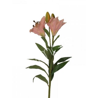 Kunstbloem Roze Bloem Lily 88cm