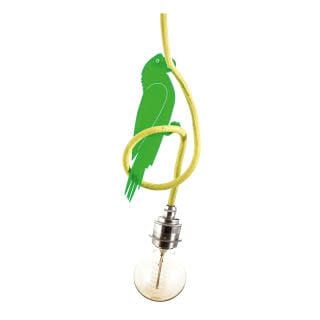Cable Art Zola Lamp Cable Holder Acryl - Color: Green - Size: Ca. 16x8cm