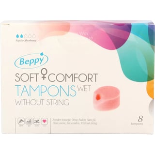 Beppy Tampons Wet Soft & Comfort 8st 8