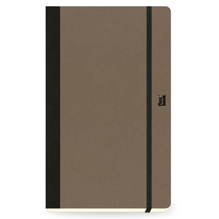 FlexBook EcoSmiles Notebook A5 Line - Coffee