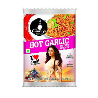Chings Hot Garlic Noodels 60Gr