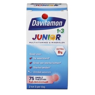 Davitamon Junior 1+ Smelttabl75 Tbl