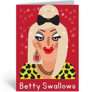 Dubbele Kaart Betty Swallows