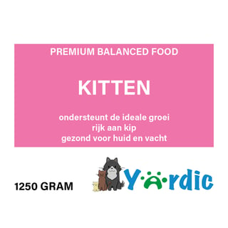 Yardic Kittenvoer 1250 Gram