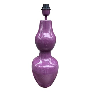 Tafel Lamp Donker Paars Metaal 19x55cm Geëmailleerd