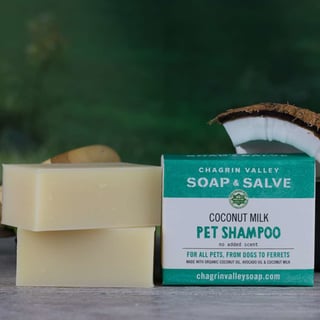 Chagrin Valley Pet Shampoo Bar Creamy Coconut Milk