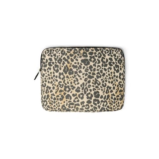 Soft Cotton Leopard  Laptop Sleeve  15 INCH - Leopard