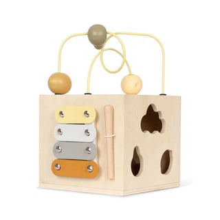 Konges Sløjd Wooden Activity Cube Fsc Nature