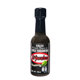 Elyucateco Chile Habanero Salsa Picante Negra 120ml