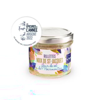 Rillettes van St. Jacobsmosselen met Fleur de Sel uit Noirmoutier