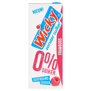 Wicky Framboos 0% Suiker