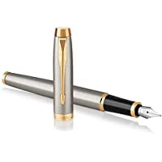 Parker Fountain Pen IM stainless steel GT - silver