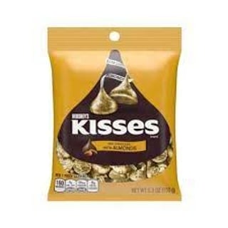 Hershey's Kisses Milk Chocolate with Almonds 150g