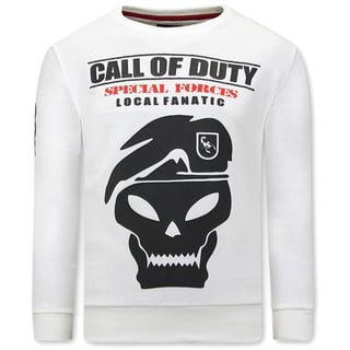 Heren Sweater Met Print - Call Of Duty - Beige