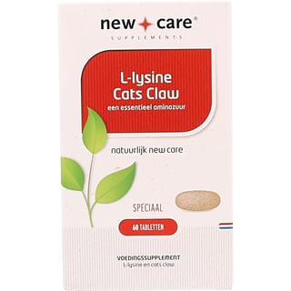 New Care L-Lysine + Cats Claw 60 Ta