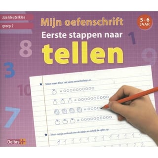 Mijn Oefenschrift Eerste Stappen Naar Tellen (5-6 j.) 3de Kl