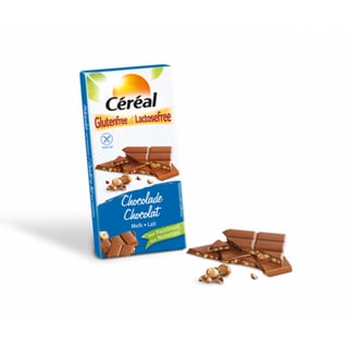 Cereal Glutenvrij & Lactosevrij Chocolade Tablet Hazelnoot 1ST