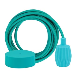 Cable Dusty Turquoise 3 M. W/turquoise Plisse