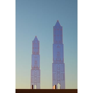 JUDS Plexiglas Domtoren Staand 21 Cm Paars