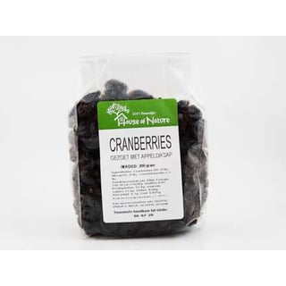 House of Nature Cranberries 200 Grg