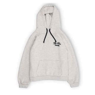 The New Society Pylos Hoodie Grey Melange