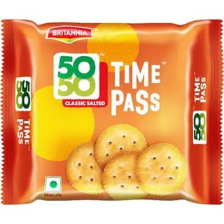 Britannia 50 -50 Time Pass Crackers 4X40Gr