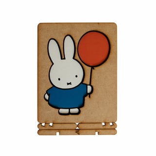 Postcard - Piece of Art - Miffy with balloon