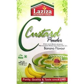 Laziza Custard Powder - Banana Flavour 300 Grams
