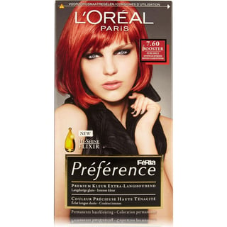 L'Oréal Paris Préférence Féria - 7.60 Intens Lichtrode - Permanente Kleuring - Extra-Langhoudend