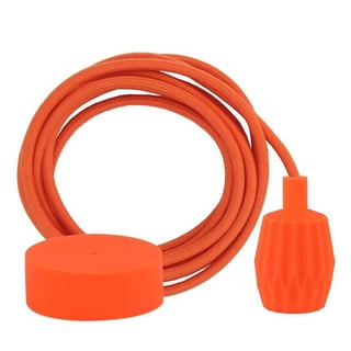 Cable Dusty Deep Orange 3 M. W/orange Plisse
