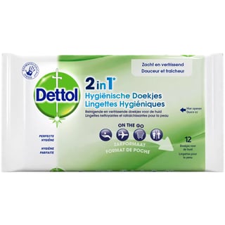 Dettol 2in1 Wipes 12st 12