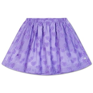 Repose Ams 48. Mini Skirt Purple Floating Hearts