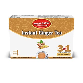 Wagh Bakri Ginger Instant Tea Premix, 140G