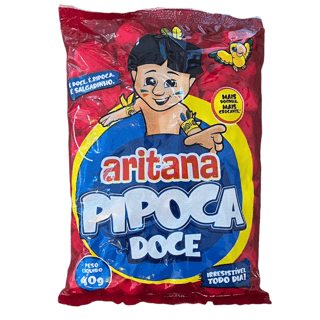 Pipoca Doce 40 gr/Sweet popcorn 40 gr