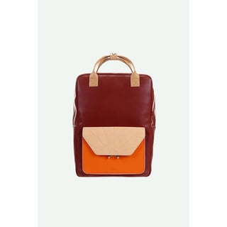 Backpack Cherry Red Vegan Leather 13