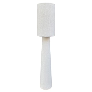 Vloer Lamp Amice Ivoor Wit Stof 28x138cm Set Met Kap
