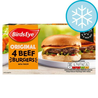 Bird's Eye Original Beef Burger 4 Pack
