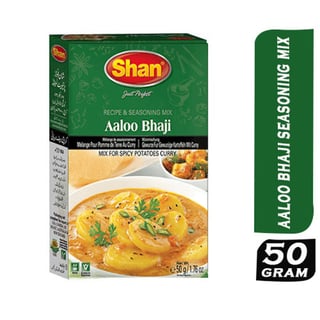 Shan Aaloo Bhaji Curry Mix 50 Grams