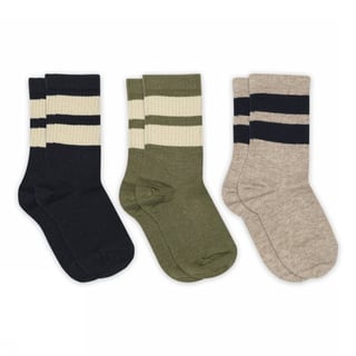 Mp Denmark Anker 3-Pack Socks Light Brown Melange 79275 489
