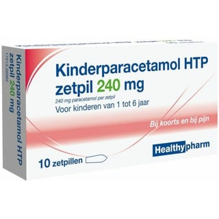 Healthypharm Paracetamol Zetpil 240mg 10st 1