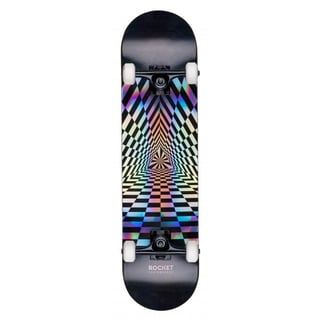 Rocket Rocket Complete Skateboard Prism Foil Silver