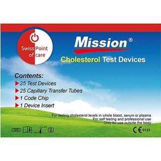 Cholesterol Teststrips 25 Stuks