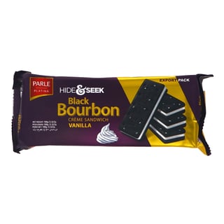 Parle Black Bourbon Creme Sandwich 100Gr