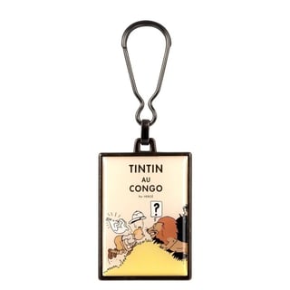Kuifje Metalen Sleutelhanger - Tintin Au Congo