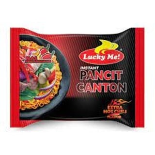 Lucky Me Instant Noodles Canton Extra Hot Chili 80g