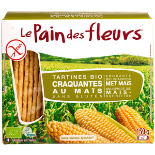 Glutenvrije Krokante Crackers Mais