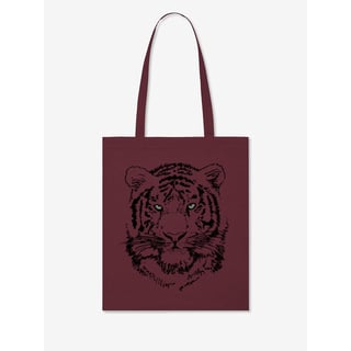 Black Tiger Tote Bag